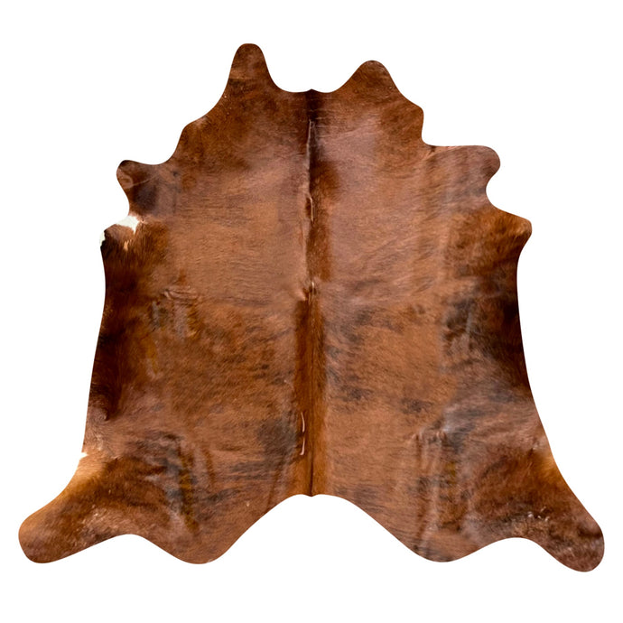 Natural Brazilian Cowhide Rug -  Mocha & Ivory