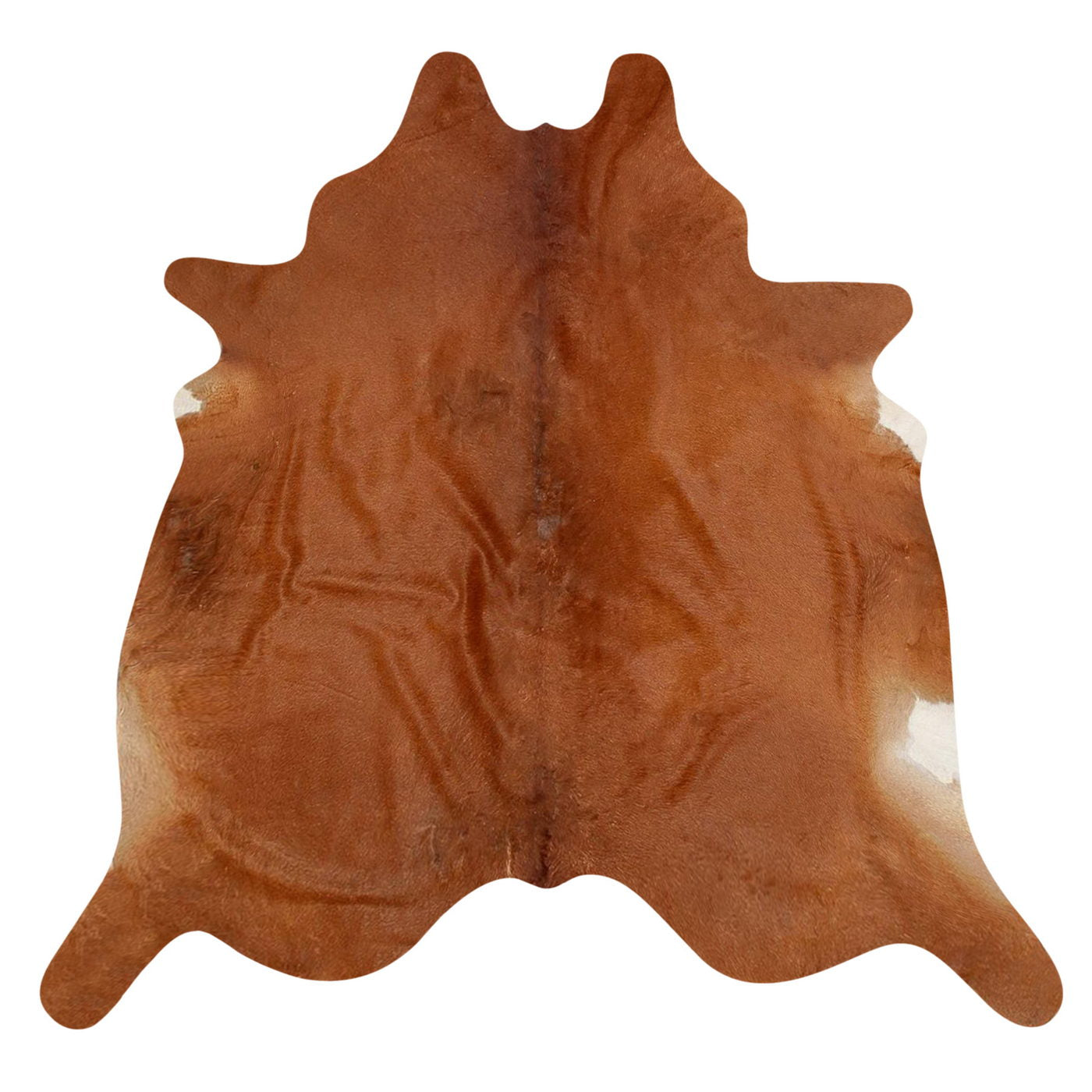 Natural Argentine Cowhide Rug -  Chocolate, Espresso & Ivory