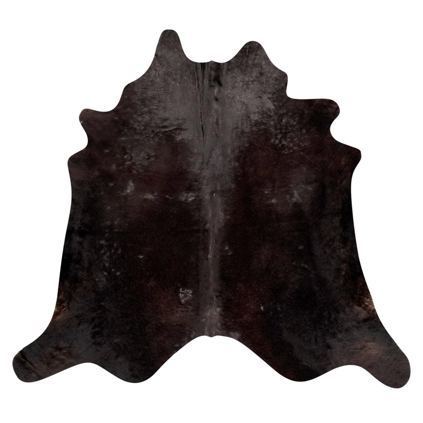 Natural Argentine Cowhide Rug -  Espresso & Chocolate