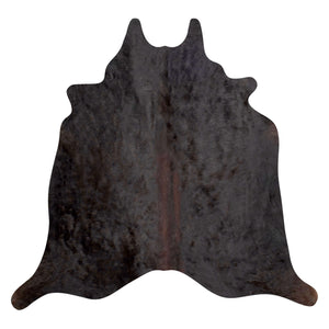 Natural Brazilian Cowhide Rug -  Espresso