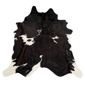 Natural Brazilian Cowhide Rug -  Espresso, Ivory & Taupe