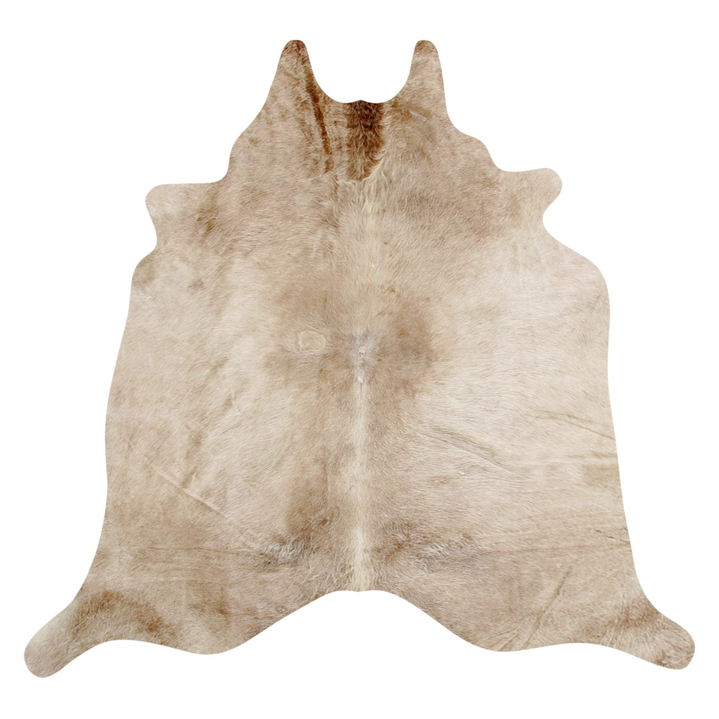 Natural Brazilian Cowhide Rug -  Beige & Ivory