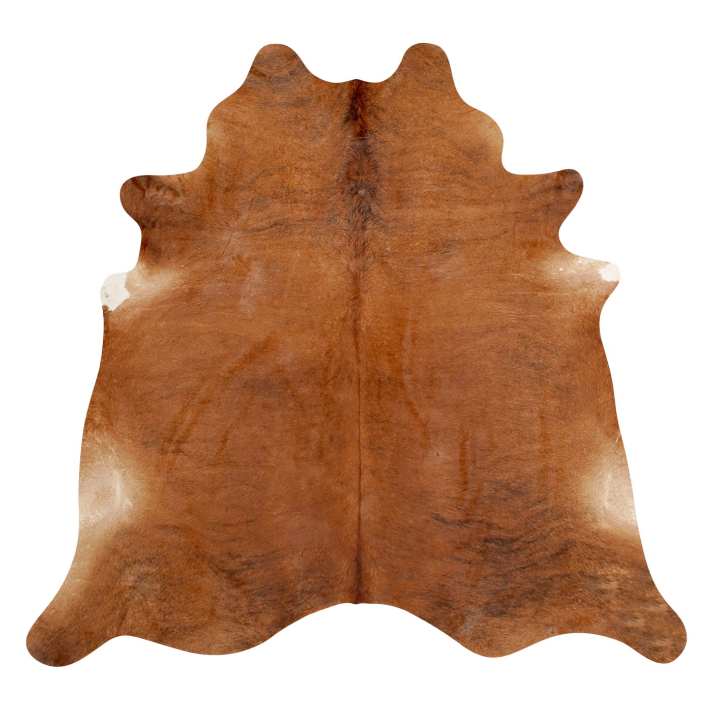 Natural Brazilian Cowhide Rug -  Mocha, Espresso & Ivory