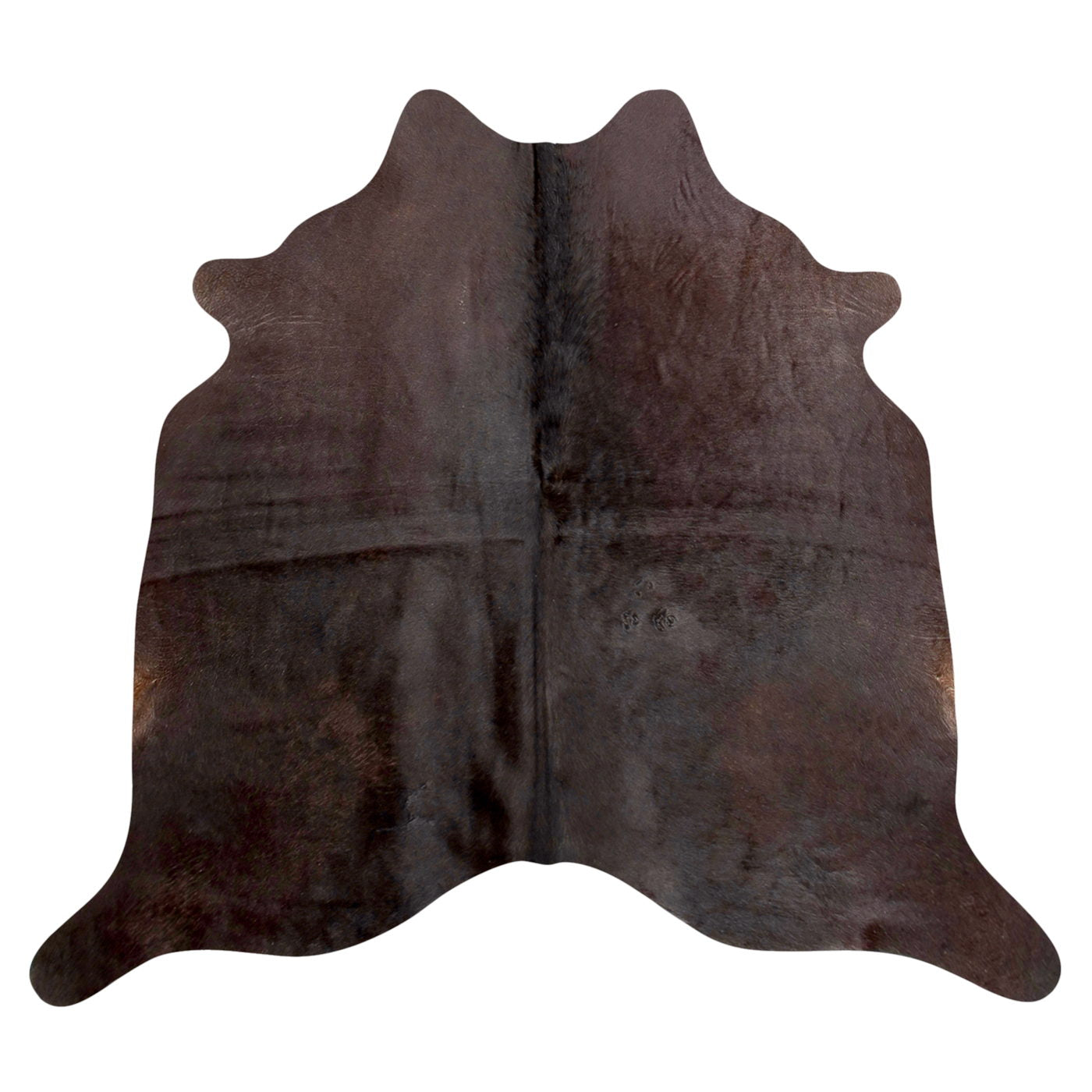 Natural Brazilian Cowhide Rug -  Espresso