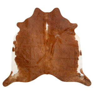 Natural Brazilian Cowhide Rug -  Mocha, Ivory & Espresso