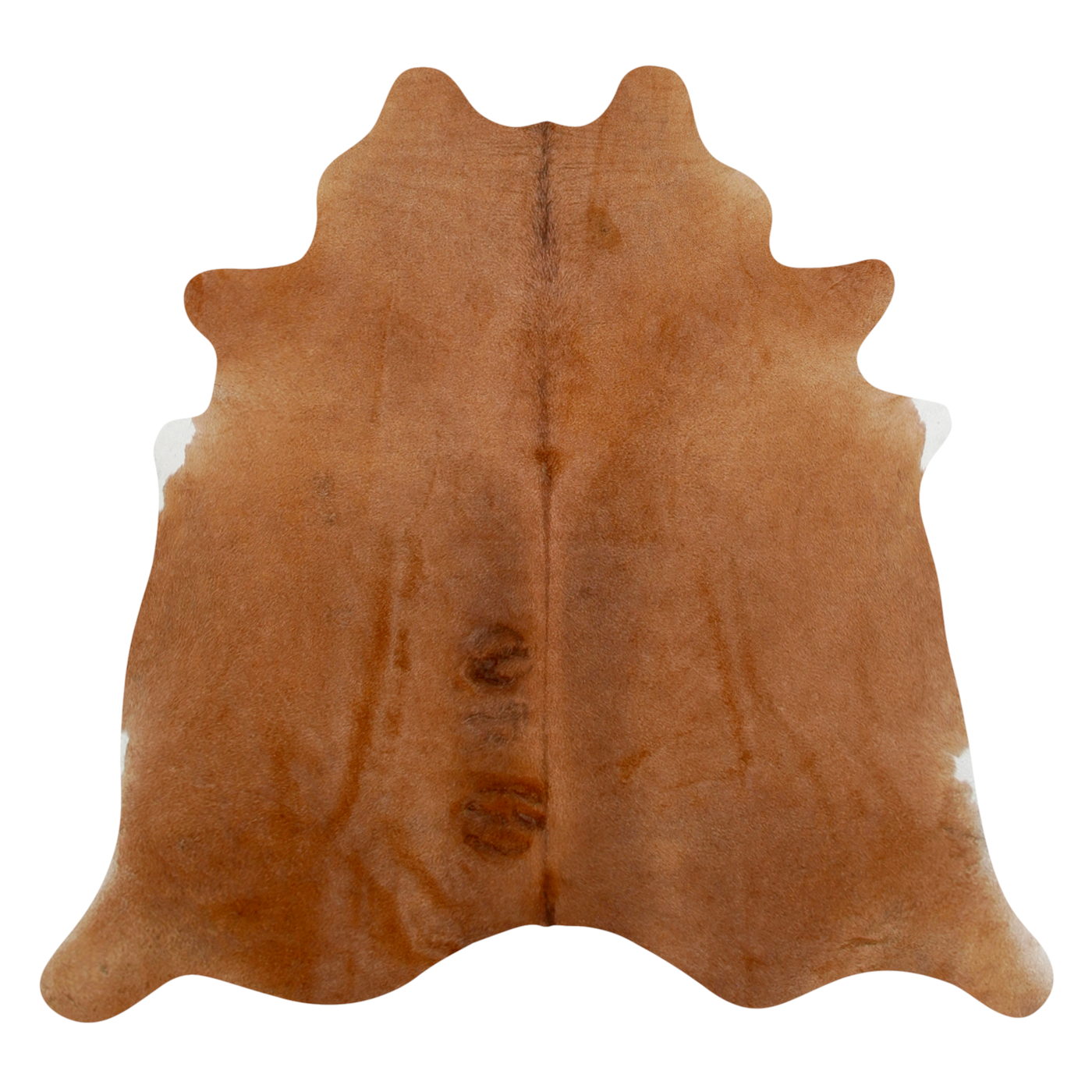 Natural Brazilian Cowhide Rug -  Mocha & Ivory