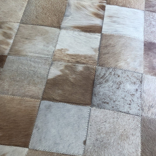 Hand Crafted Leather Rug 4' 11" x 6' 10"
