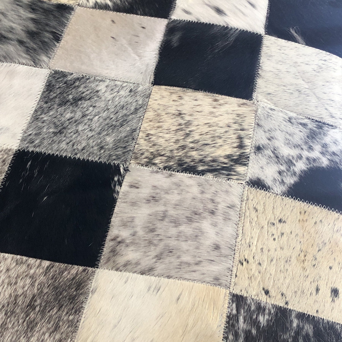 Hand Crafted Leather Rug 4' 11" x 6' 10"