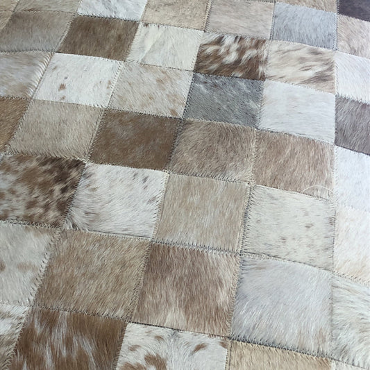 Hand Crafted Leather Rug 4' 11" x 6' 10"