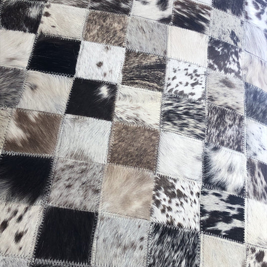 Hand Crafted Leather Rug 4' 11" x 6' 10"