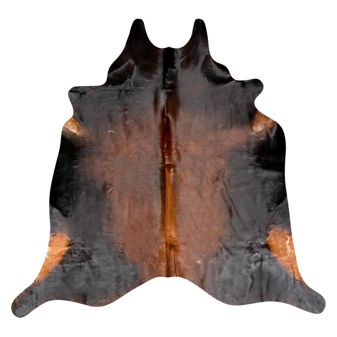 Natural Brazilian Cowhide Rug -  Mocha, Espresso & Caramel