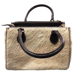 Dolce & Gabbana Sicily Medium Faux-shearling Tote Bag in Natural