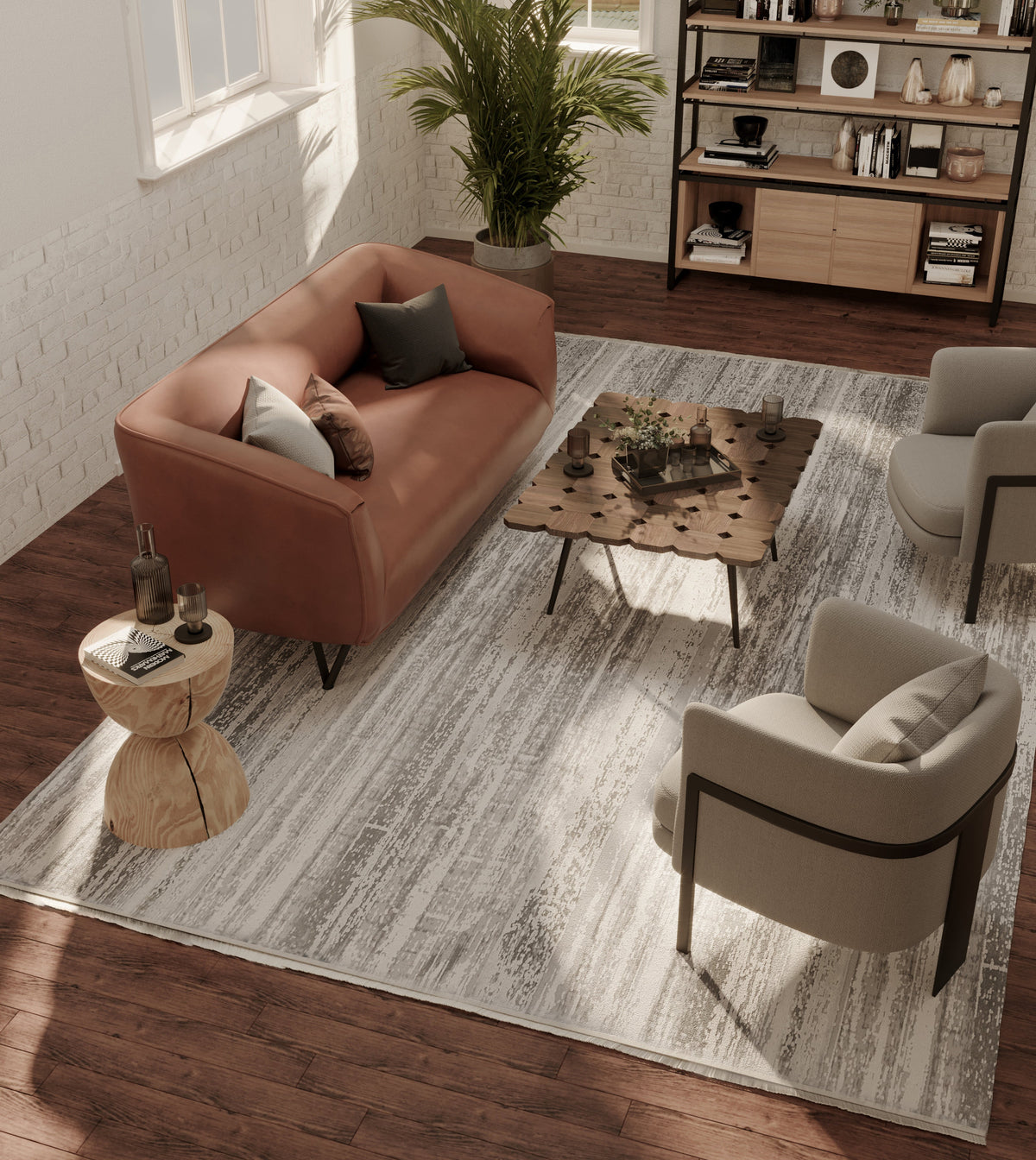 The Aria Rug | Ice Fall