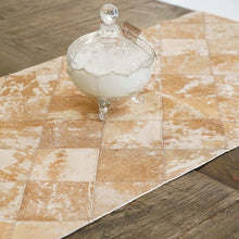 Load image into Gallery viewer, Natural Cowhide Table Runner / Vintage