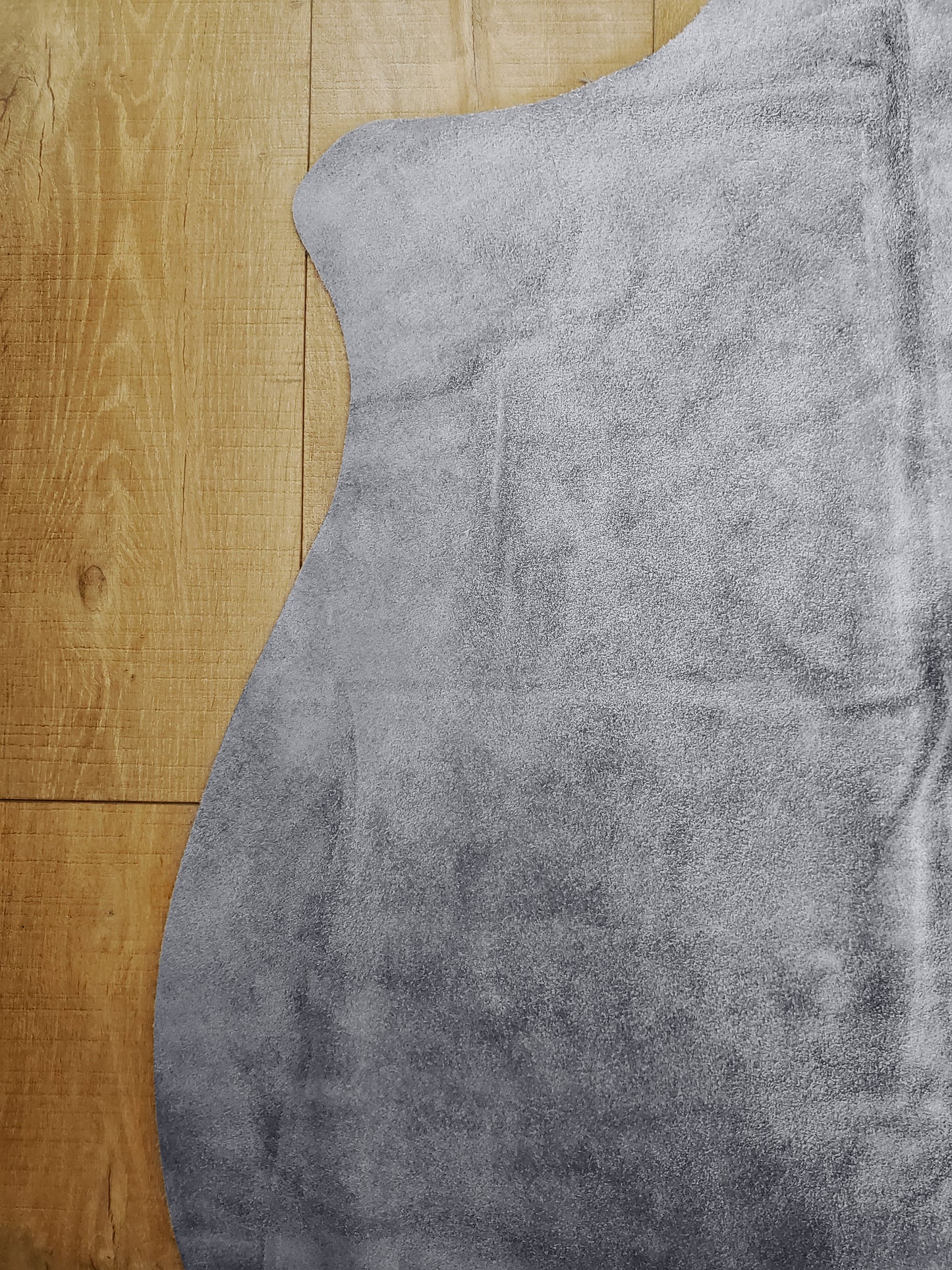 Natural Suede Rug Grey 5'x7'
