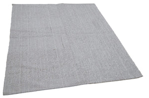 Turkish Hand Woven Wool Kilim - Natural