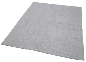 Turkish Hand Woven Wool Kilim - Natural