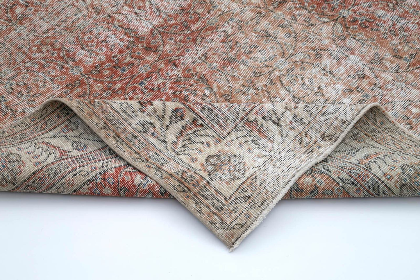 Vintage Turkish Rug - Distressed