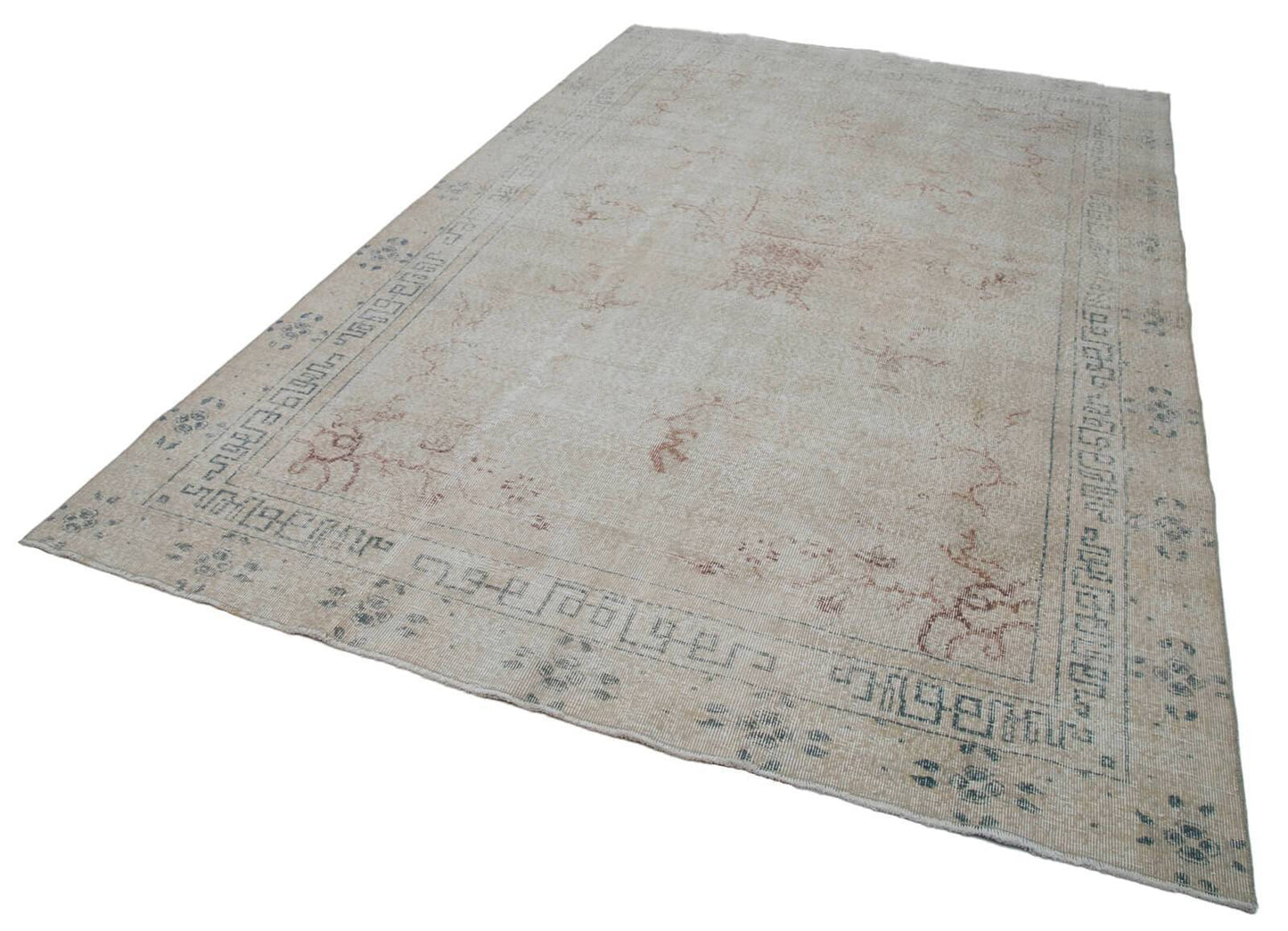 Vintage Turkish Rug - Distressed
