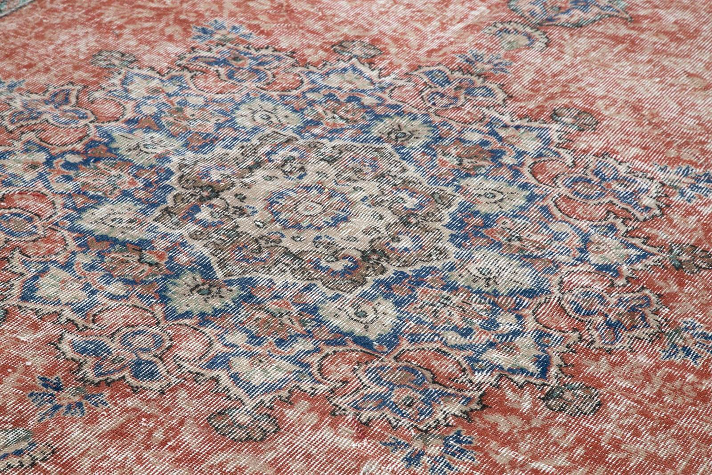Vintage Turkish Rug - Distressed