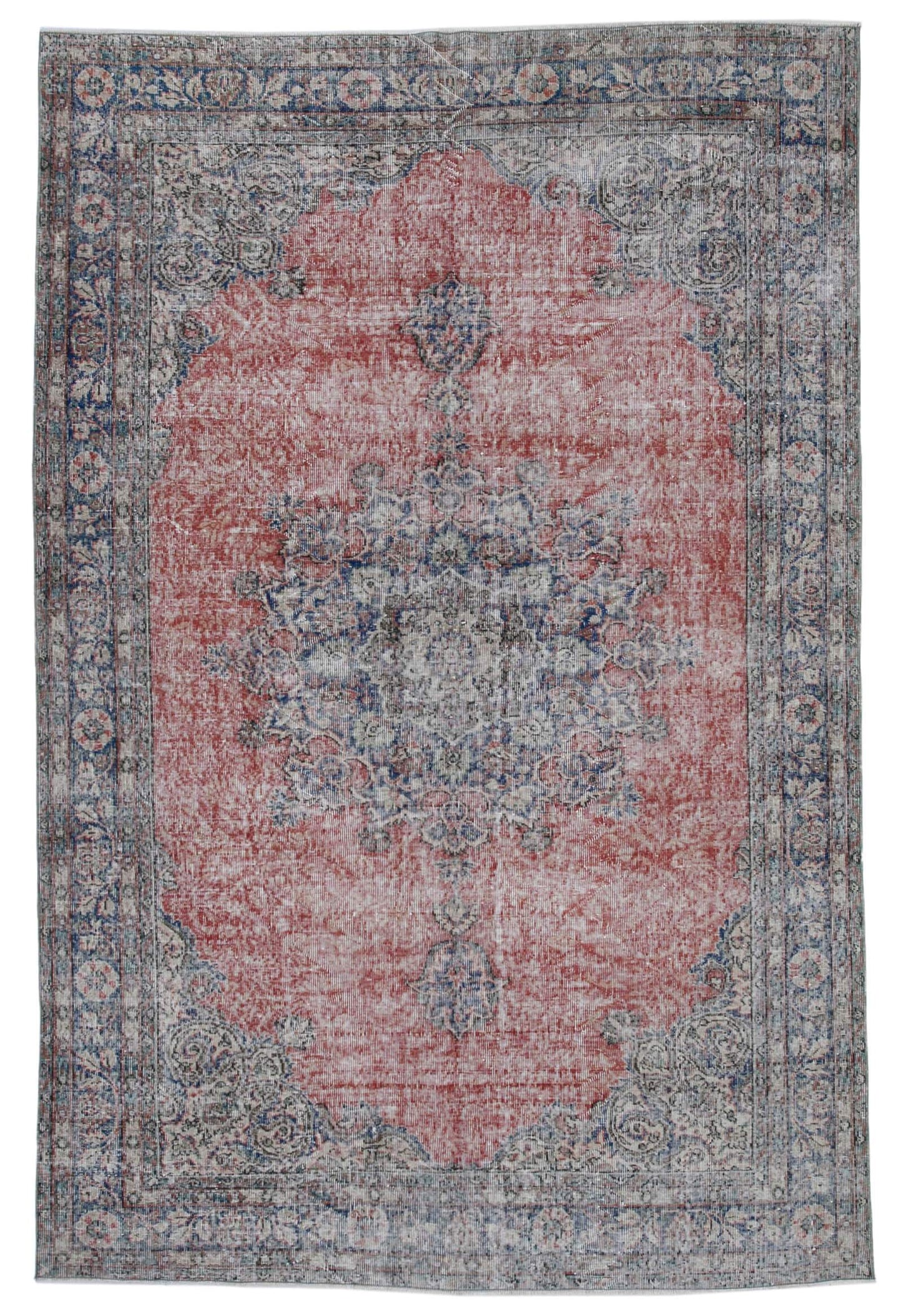Vintage Turkish Rug - Distressed