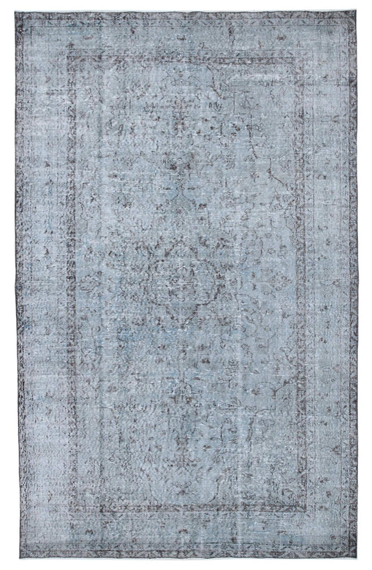 Vintage Turkish Rug Indigo Blue