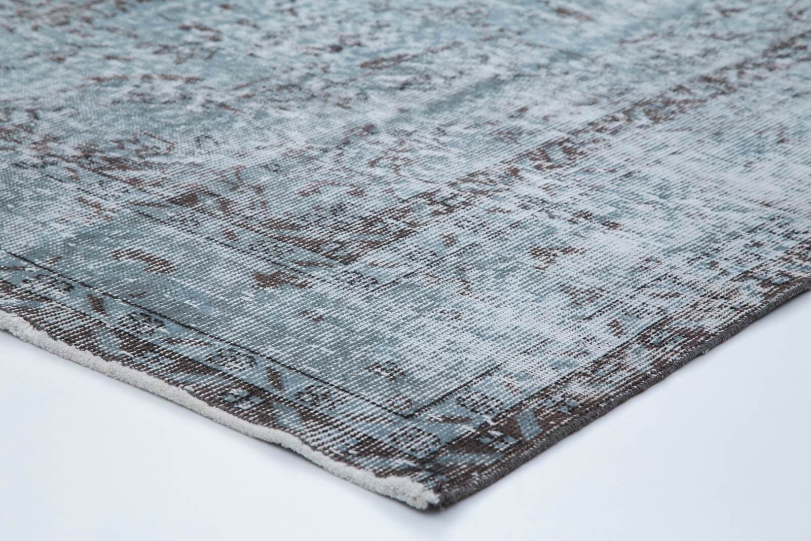Vintage Turkish Rug Indigo Blue