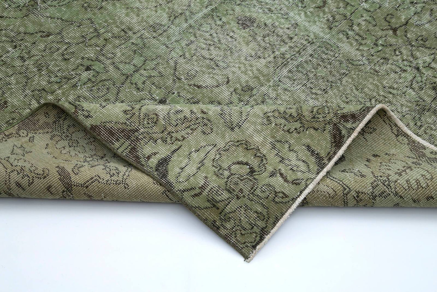 Vintage Turkish Rug - Color Green