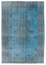 Load image into Gallery viewer, Vintage Turkish Rug - Color Indigo Blue