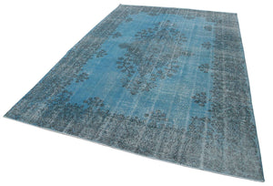 Vintage Turkish Rug - Color Indigo Blue