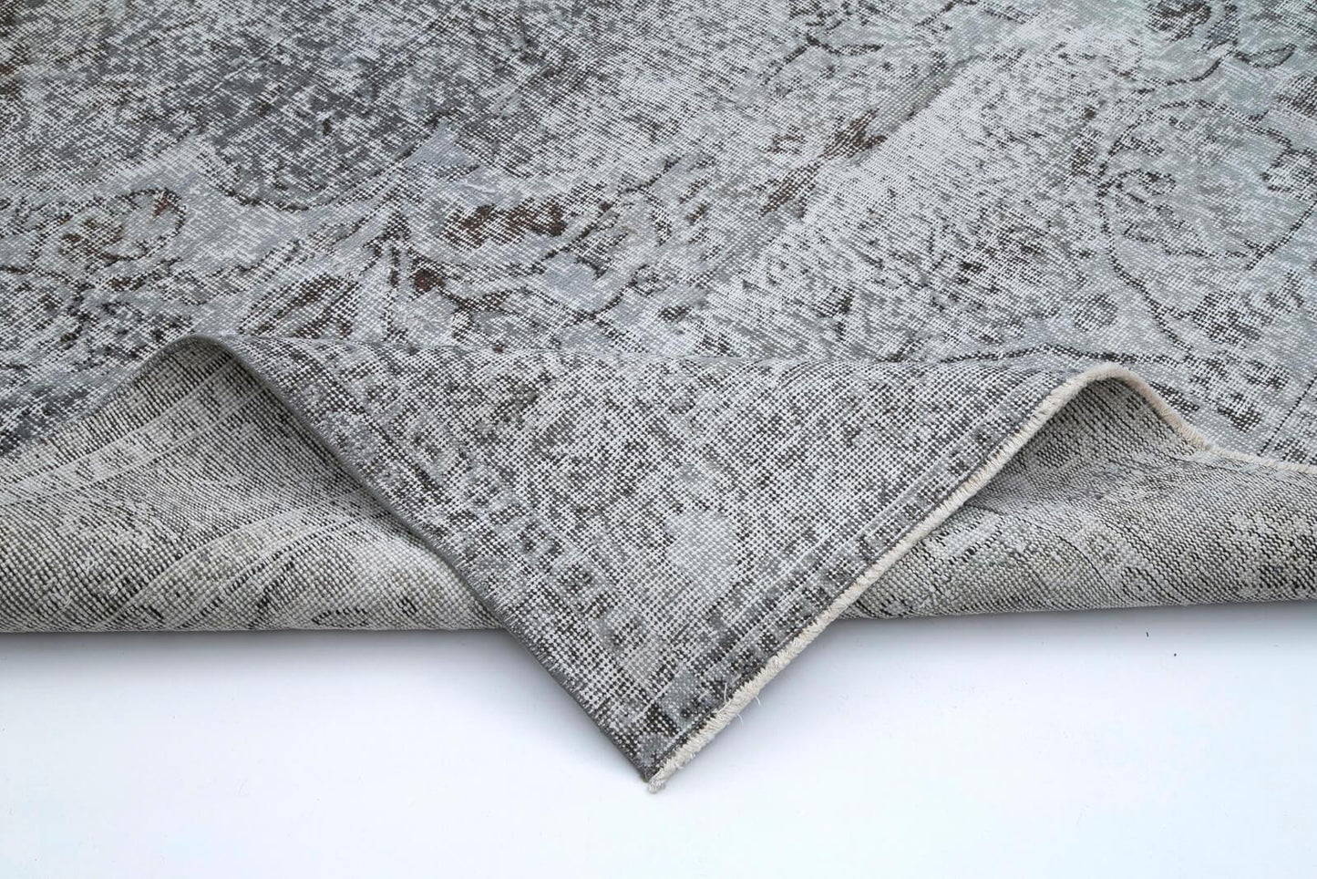 Vintage Turkish Rug - Color Grey