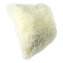 Load image into Gallery viewer, Natural Sheepskin Pillow Cover 16&quot;x16&quot; / Natural White