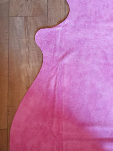 Natural Suede Rug Pink 5'x7'
