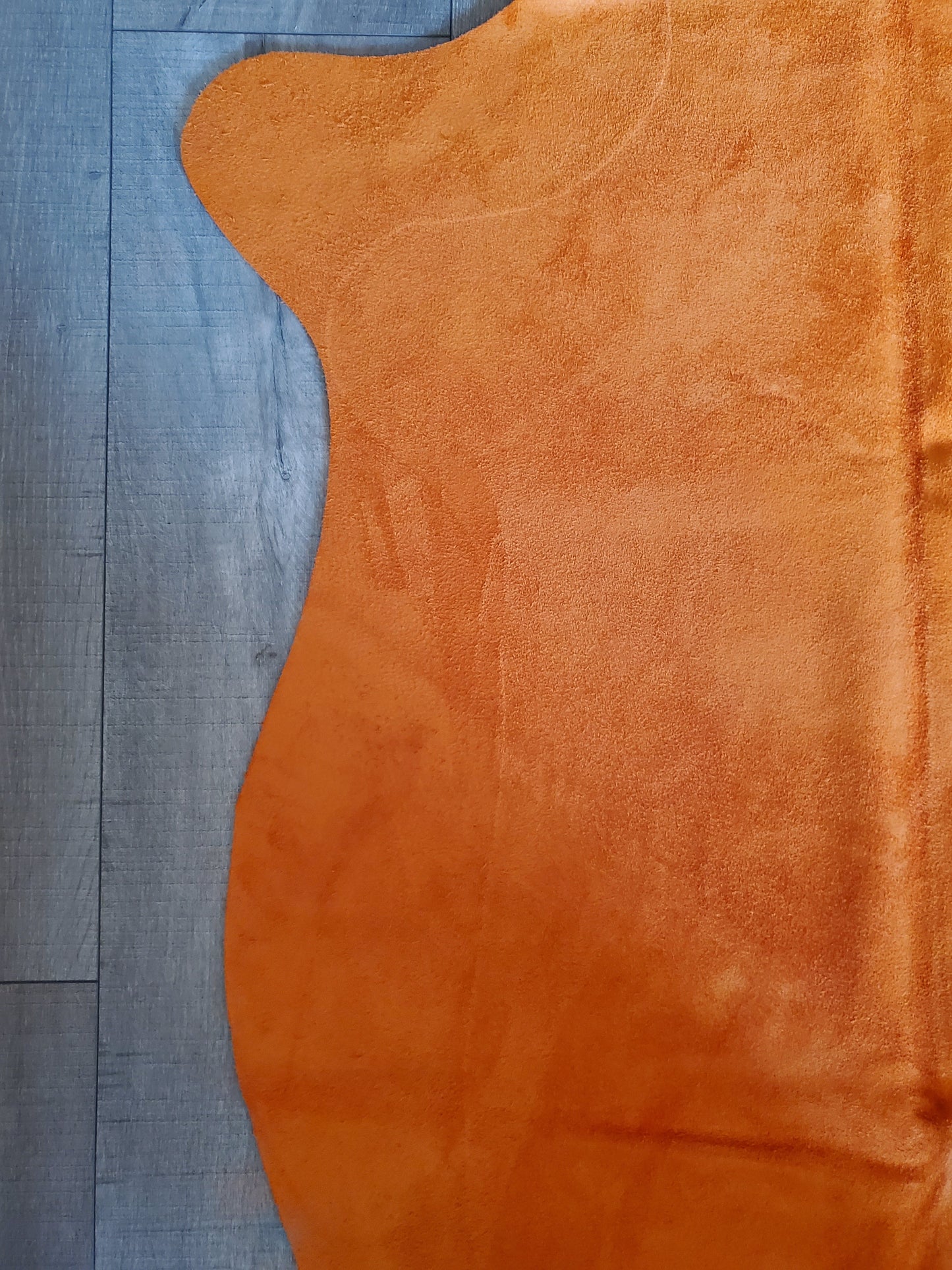 Natural Suede Rug Rust 5'x7'