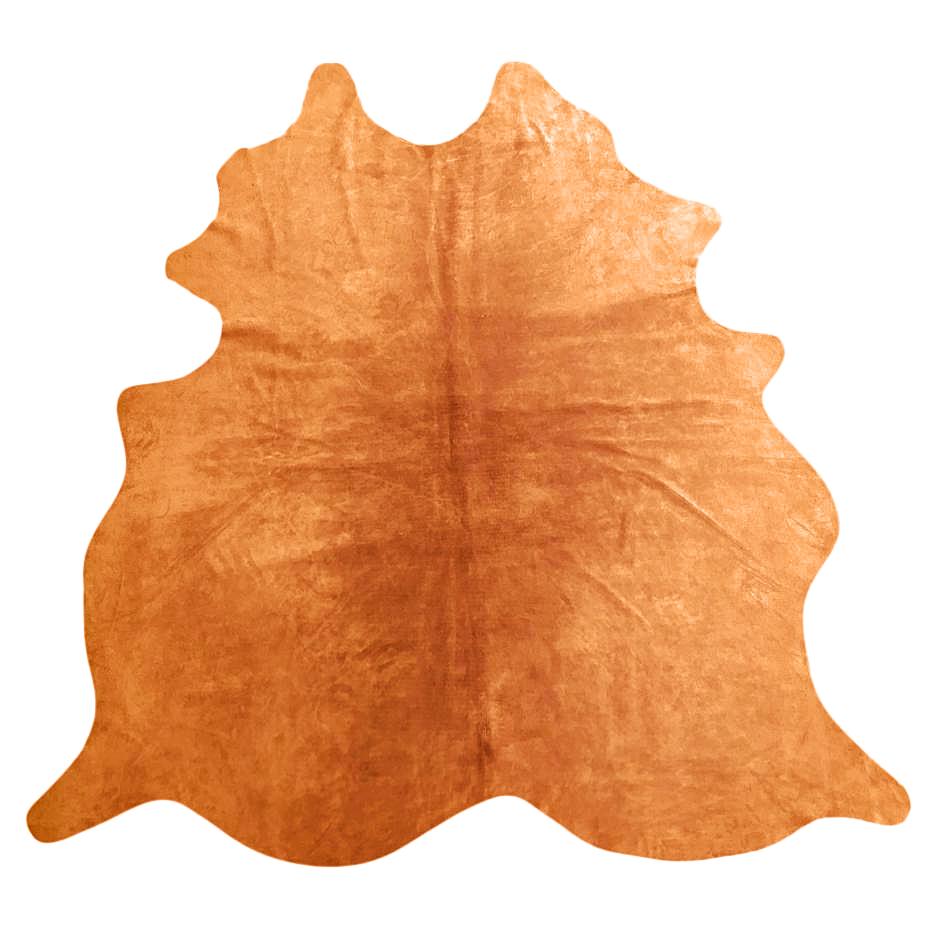 Natural Suede Rug Rust 5'x7'