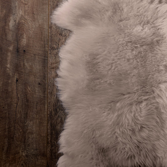 Natural Shape Sheepskin Camel 2'x3'
