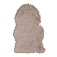 Load image into Gallery viewer, Natural Shape Sheepskin Camel 2&#39;x3&#39;