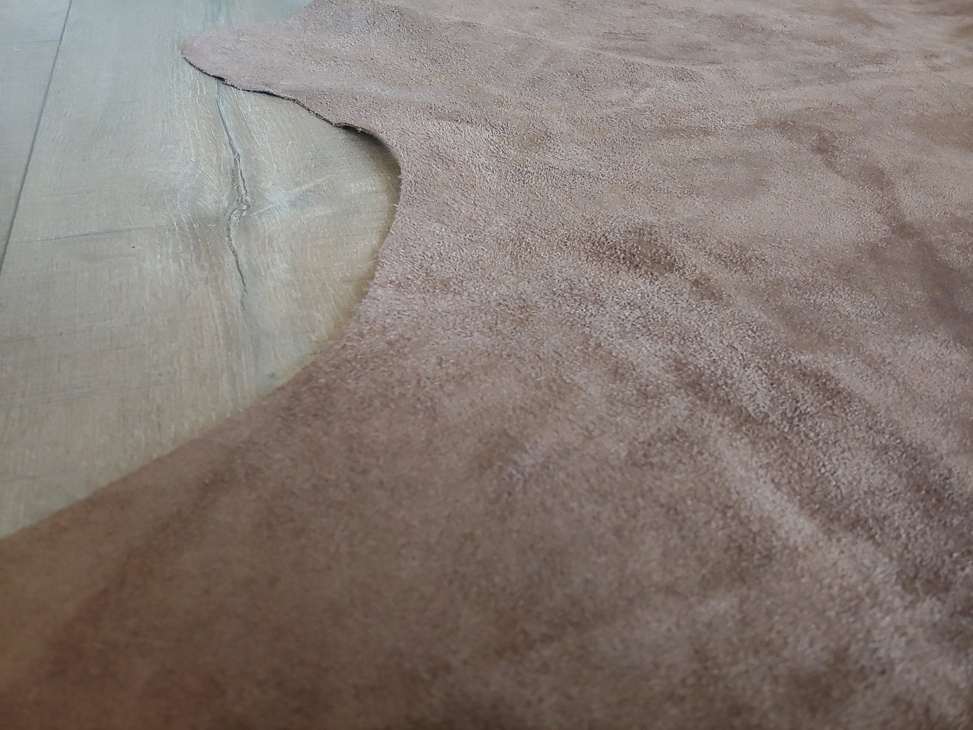 Natural Suede Rug Tobacco